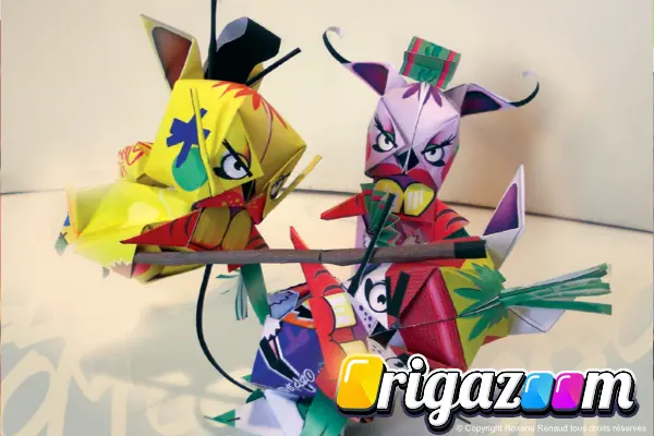 Création Origazoom pliage papier