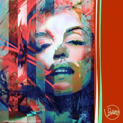 Toile Steet Art Marilyn 01