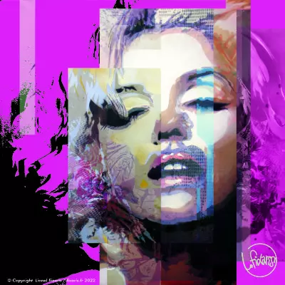Toile Steet Art Marilyn 09