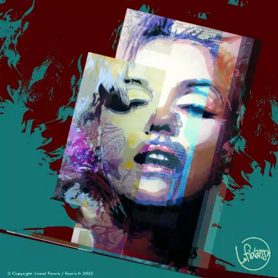 Toile Steet Art Marilyn 12