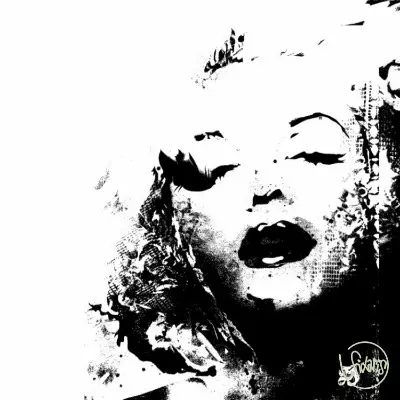 Toile Steet Art Marilyn 23