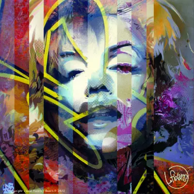 Toile Steet Art Marilyn 28