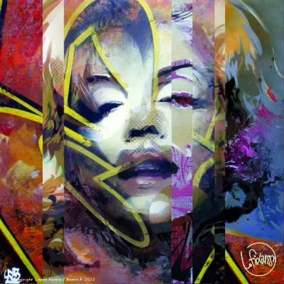 Toile Steet Art Marilyn 31