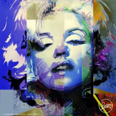 Toile Steet Art Marilyn 35