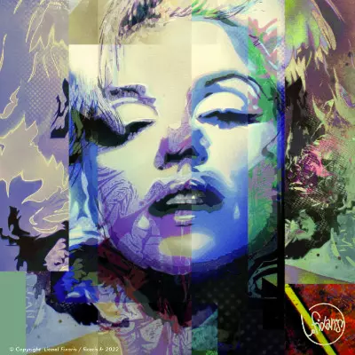 Toile Steet Art Marilyn 44